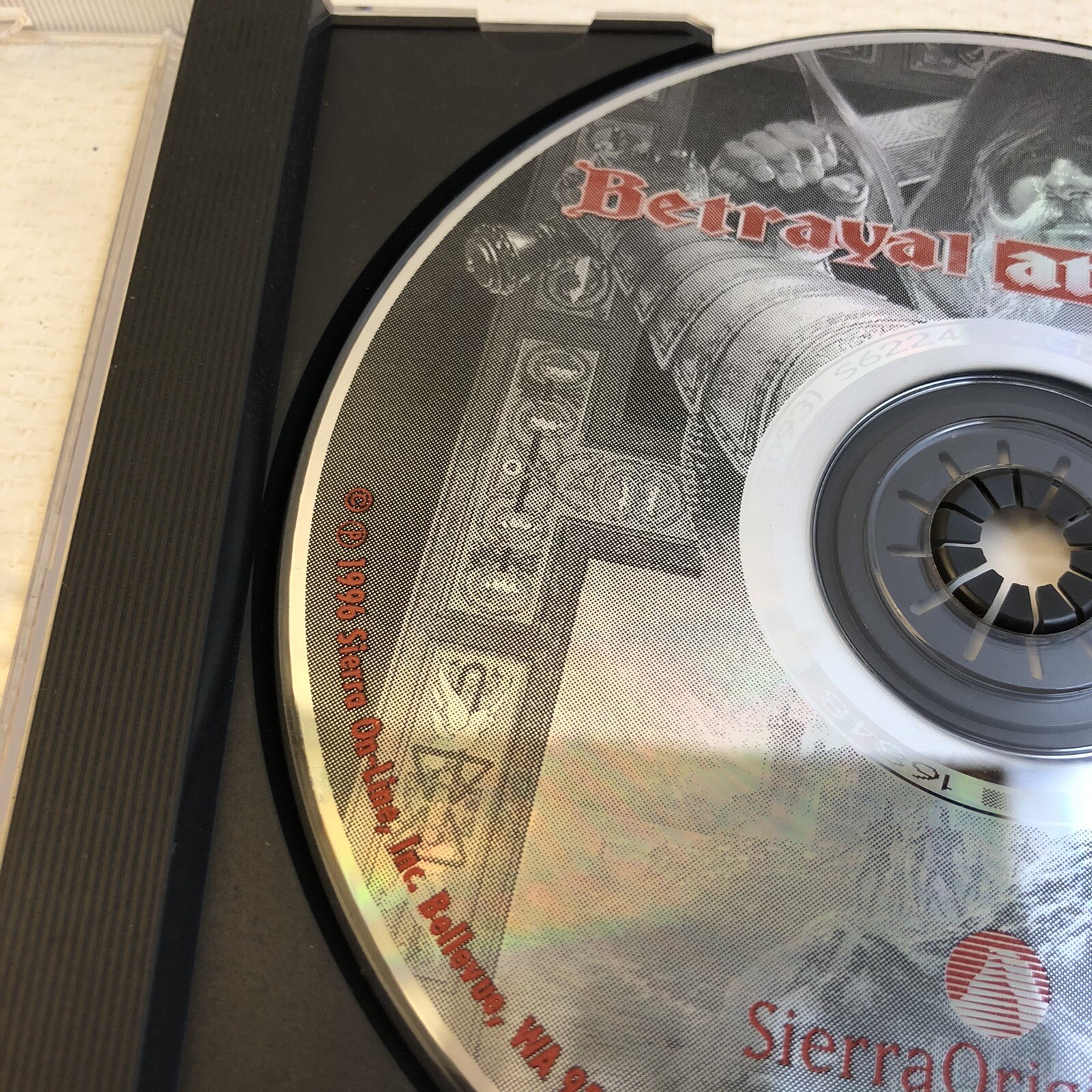1996 BETRAYAL AT KRONDOR SIERRA Original Online PC MS DOS 5.0 CDROM Role Playing