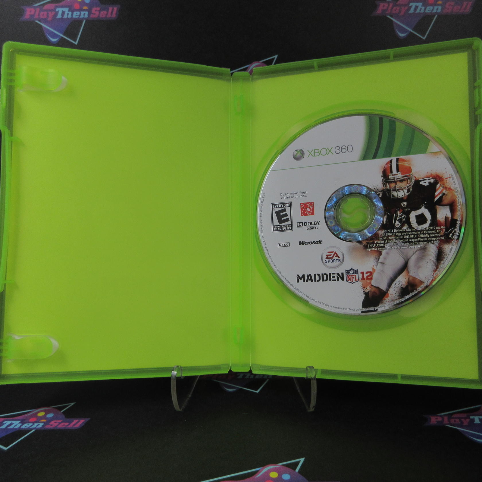 Madden NFL 12 Xbox 360 – 1 Year Warranty Game & Case