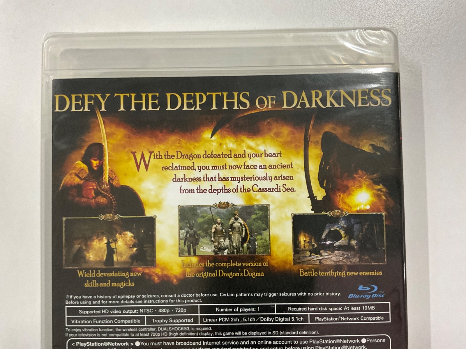 Brand New Dragon’s Dogma: Dark Arisen PS3 Sony PlayStation 3 Asia BLAS-50594 Sea