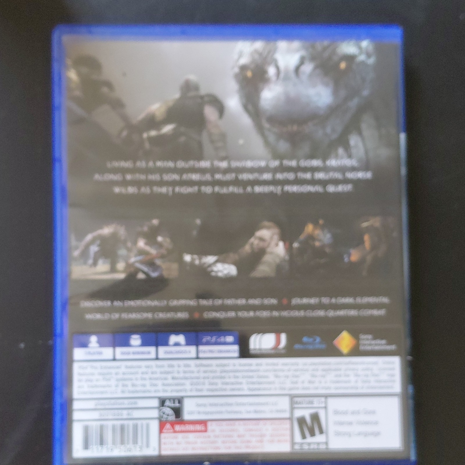 Sony Interactive Entertainment God of War PS4 M Mature Online Playability