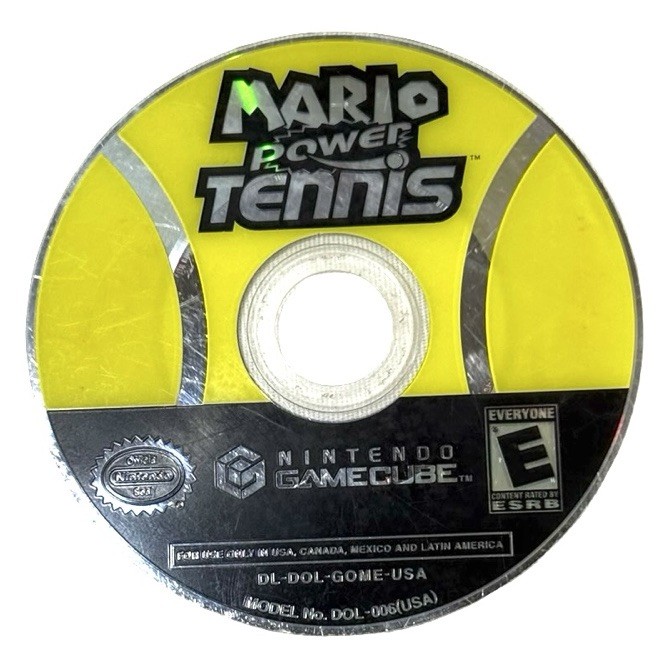 TESTED Acceptable Mario Power Tennis Nintendo GameCube Disc Only NO CASE