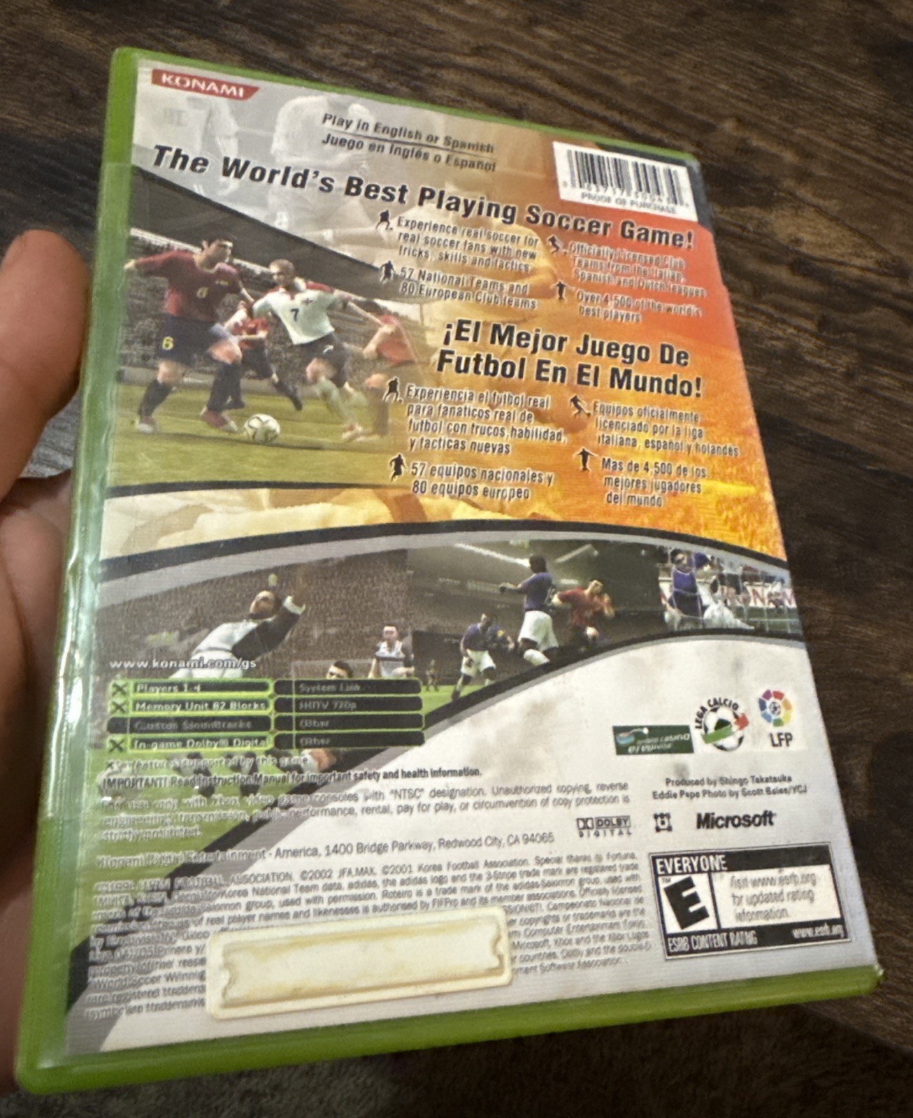 World Soccer Winning Eleven 8 International (Xbox) Original Factory Sealed