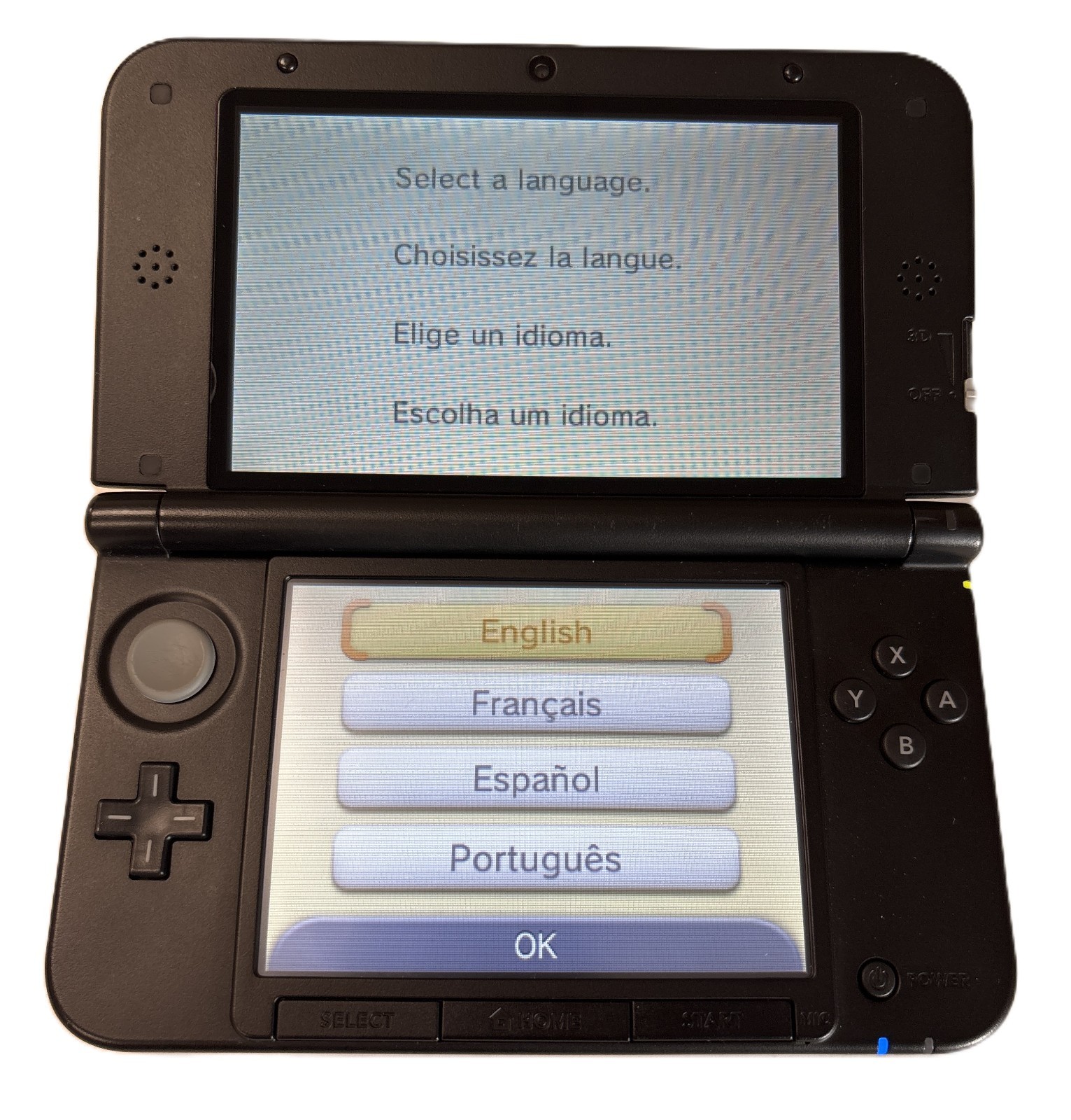 Nintendo 3DS XL Mario & Luigi Dream Team Silver Handheld System Tested Works!