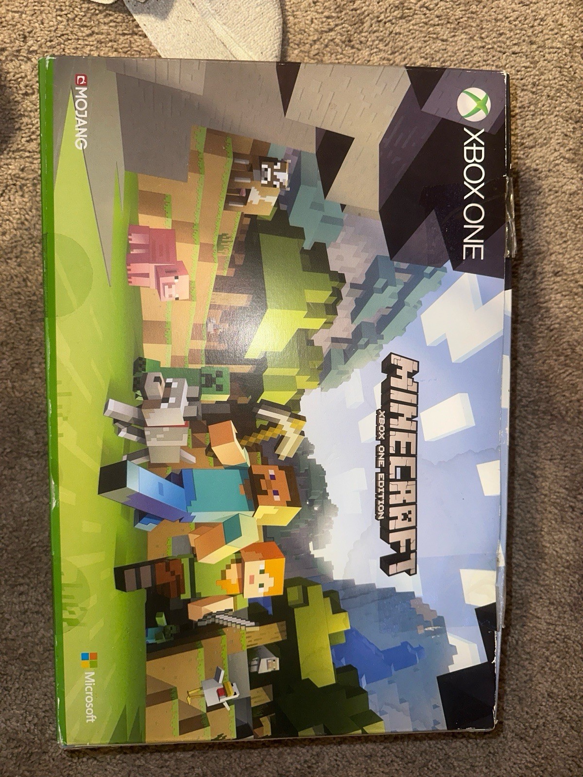 Xbox One S 1TB Minecraft Limited Edition Console CIB + 8 Games Bundle