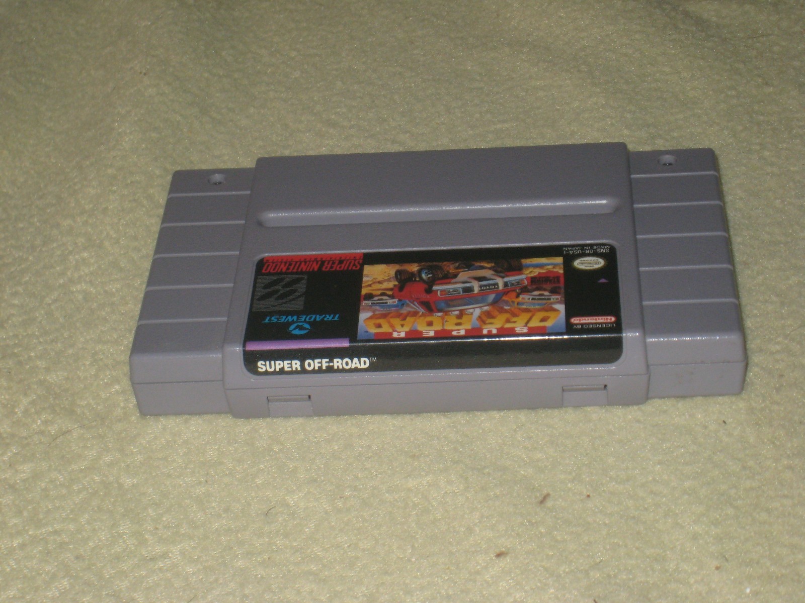 Racing 4 Pack for SNES Tested Super Nintendo Off Road, Hyperzone, Suzuka, Bike