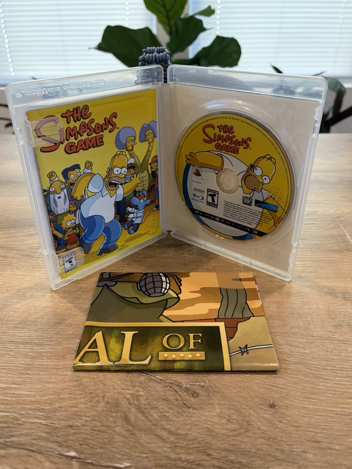 The Simpsons Game (Sony PlayStation 3, 2007) PS3 Complete CIB w/RARE POSTER!