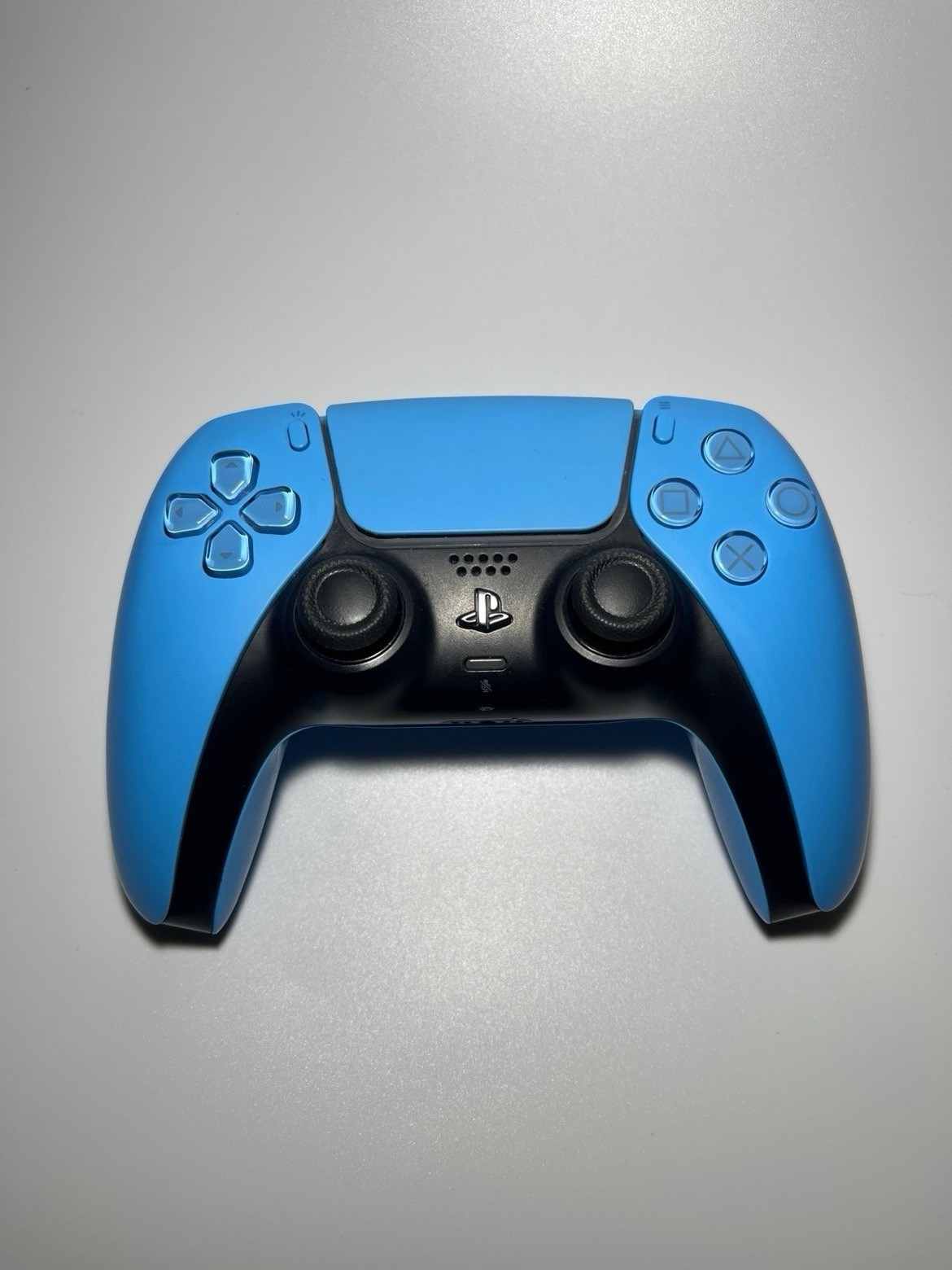 Blue PS5 DualSense Controller – UPGRADED Hall Effect Joysticks (Zero Drift)