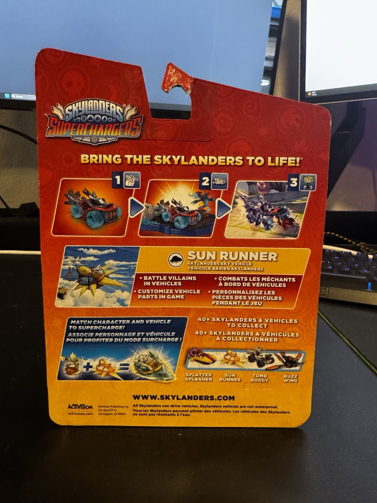Activision Skylanders Superchargers Sun Runner Light Vehicle Figure