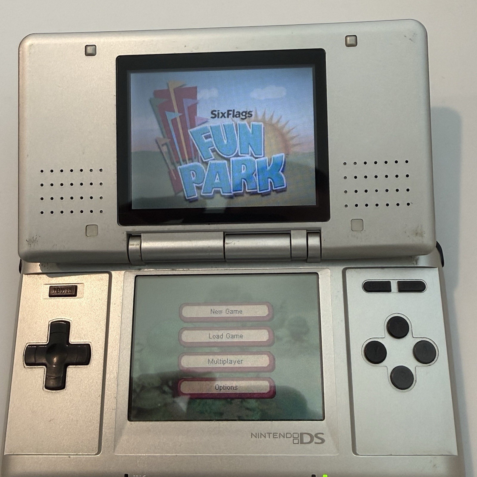 Ds – Nintendo DS Titanium Platinum Silver Game Console Tested Original #2961