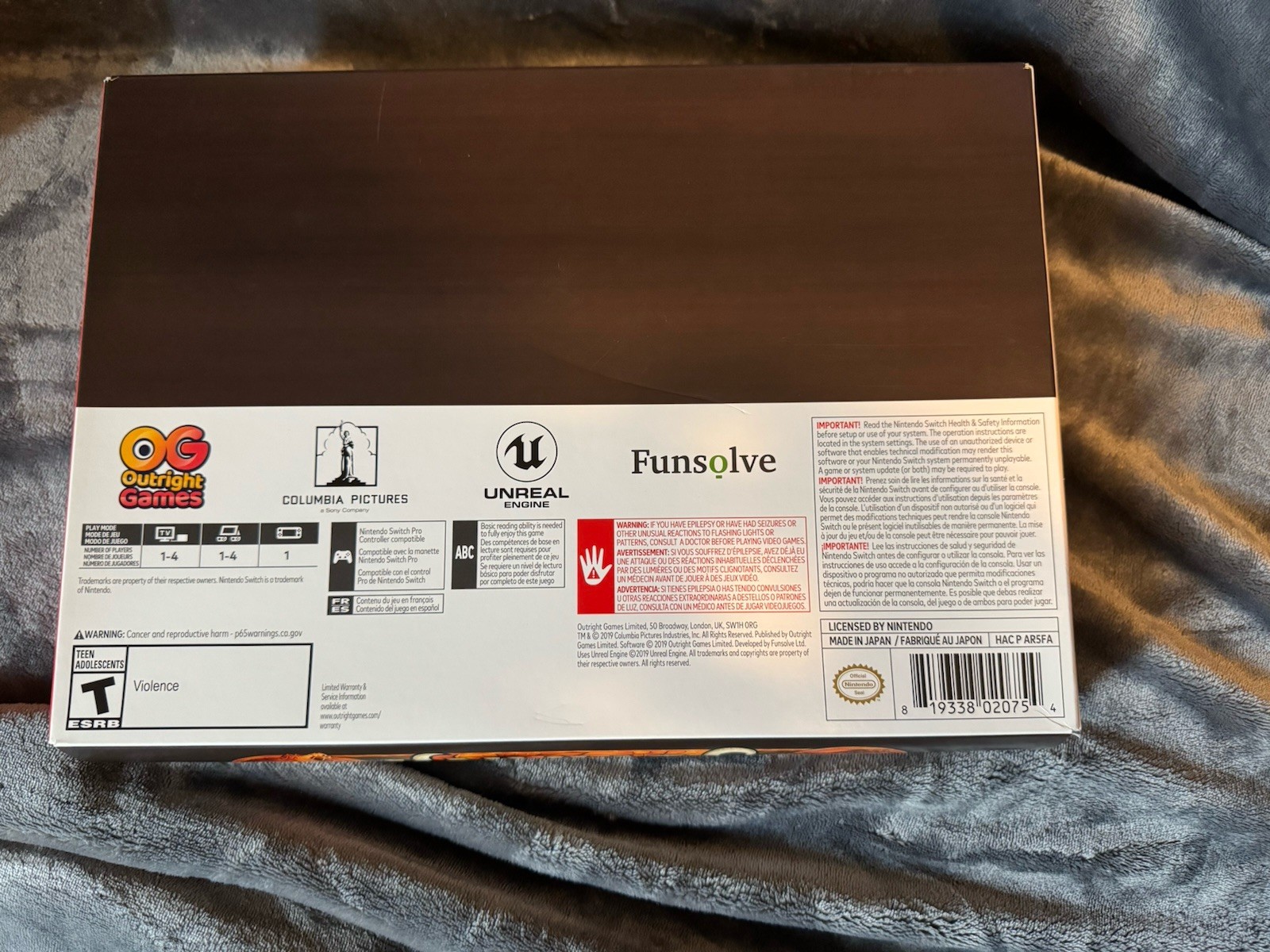 Nintendo Switch Jumanji Collector’s Edition – Outright Games – Video Game