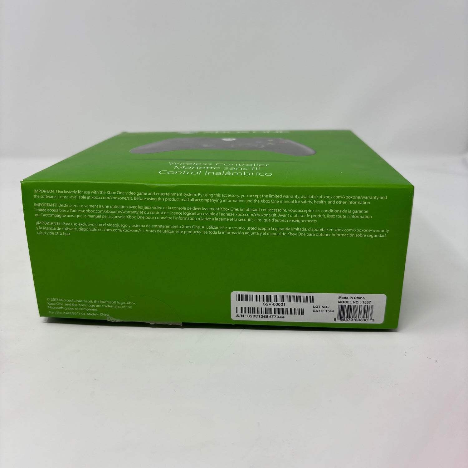Microsoft Xbox One Wireless Controller Black 1537