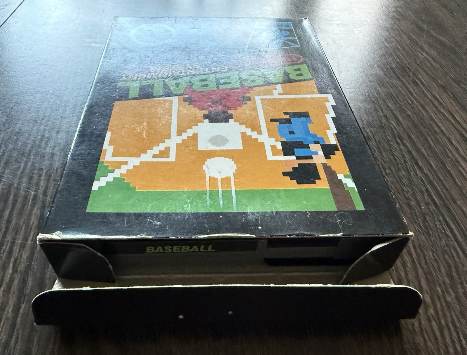 Baseball Complete in Box CIB Hangtab No Code EARLY PRINT (Nintendo, NES 1985)🔥