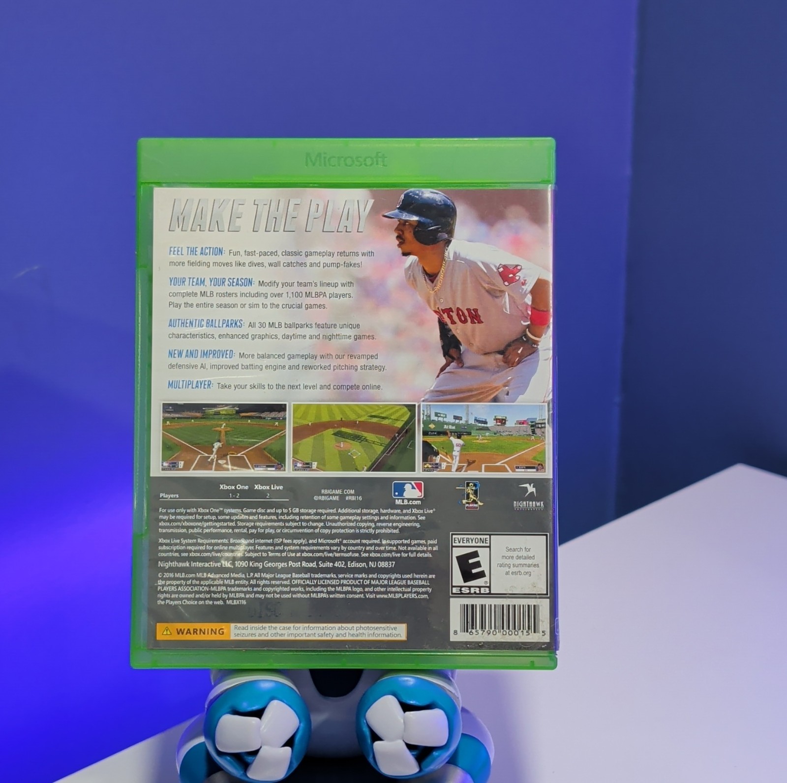 R.B.I. Baseball 16 Xbox One Nighthawk Interactive 2016 Multiplayer NTSC-U/C