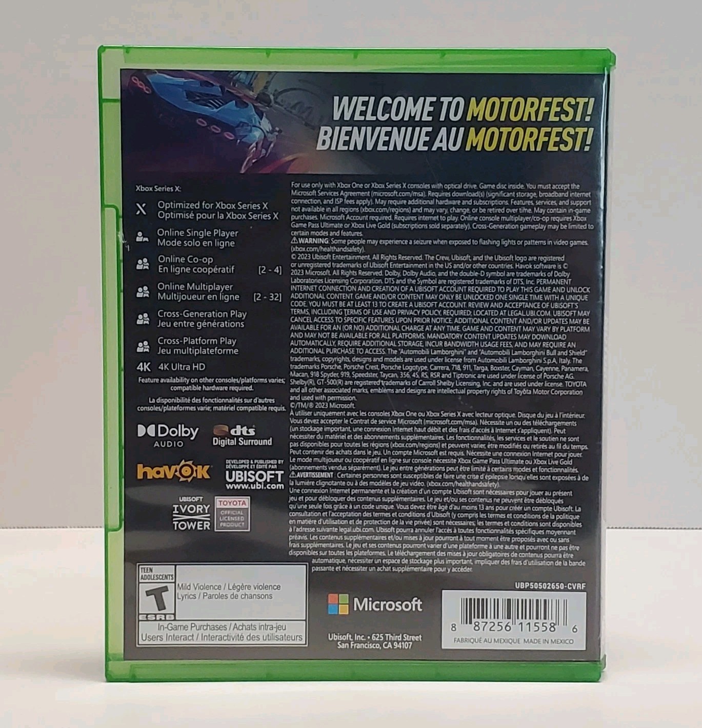 The Crew Motorfest Xbox Multi-Gen Replacement DATA DISC & BOX ONLY – Incomplete