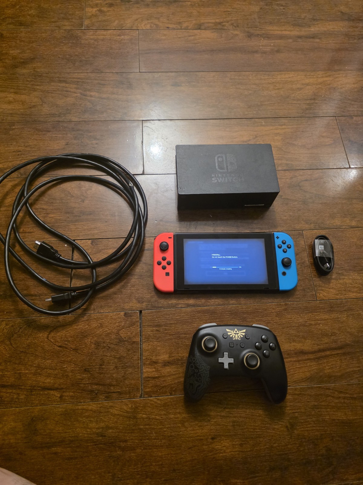 Nintendo Switch HAC-001(-01) Handheld Console – 32GB – Neon Blue/Red Joy-Con…