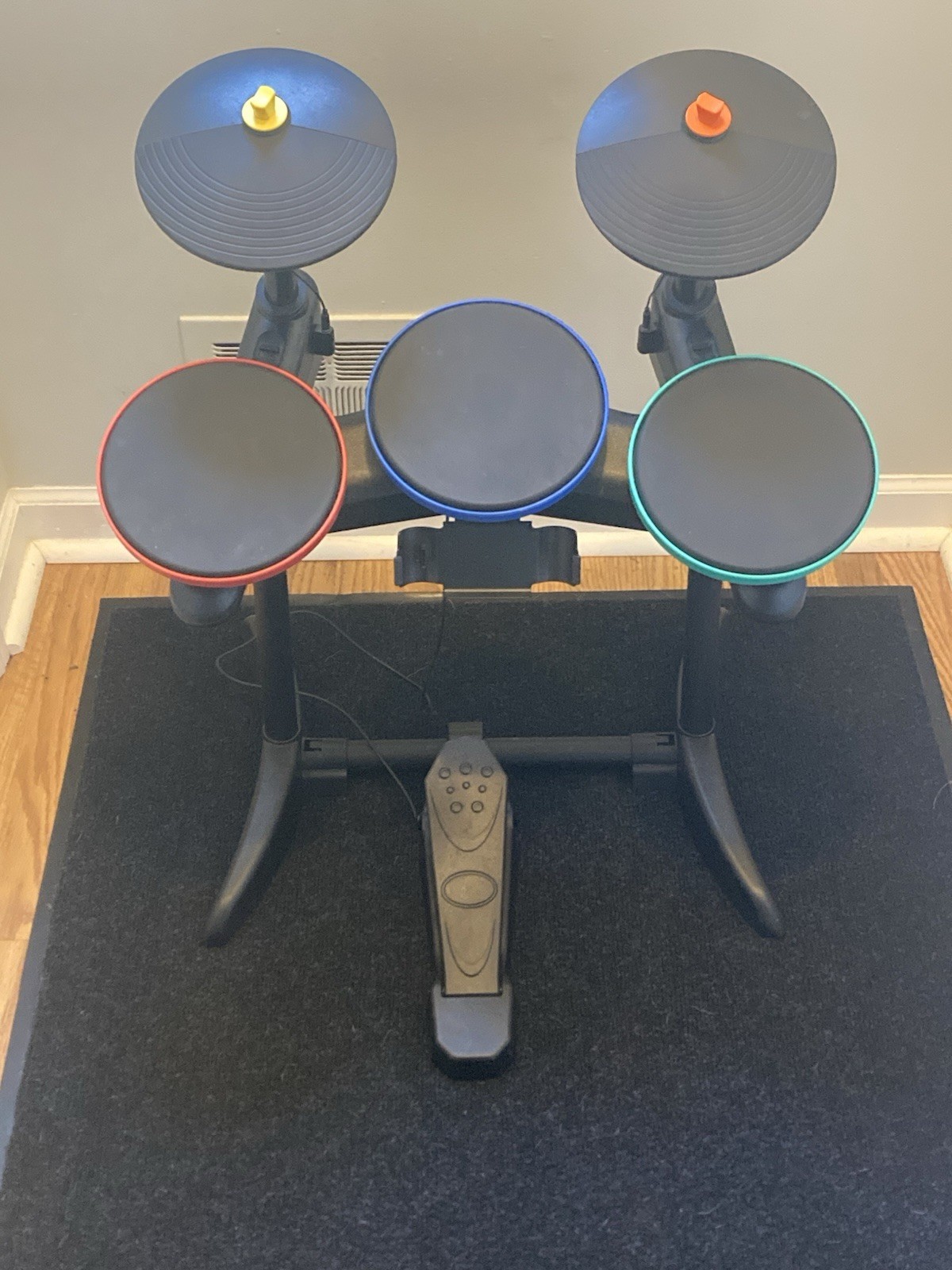 Activision Wireless Drum Kit Controller Xbox 360 Model 95519808 AS IS For Parts