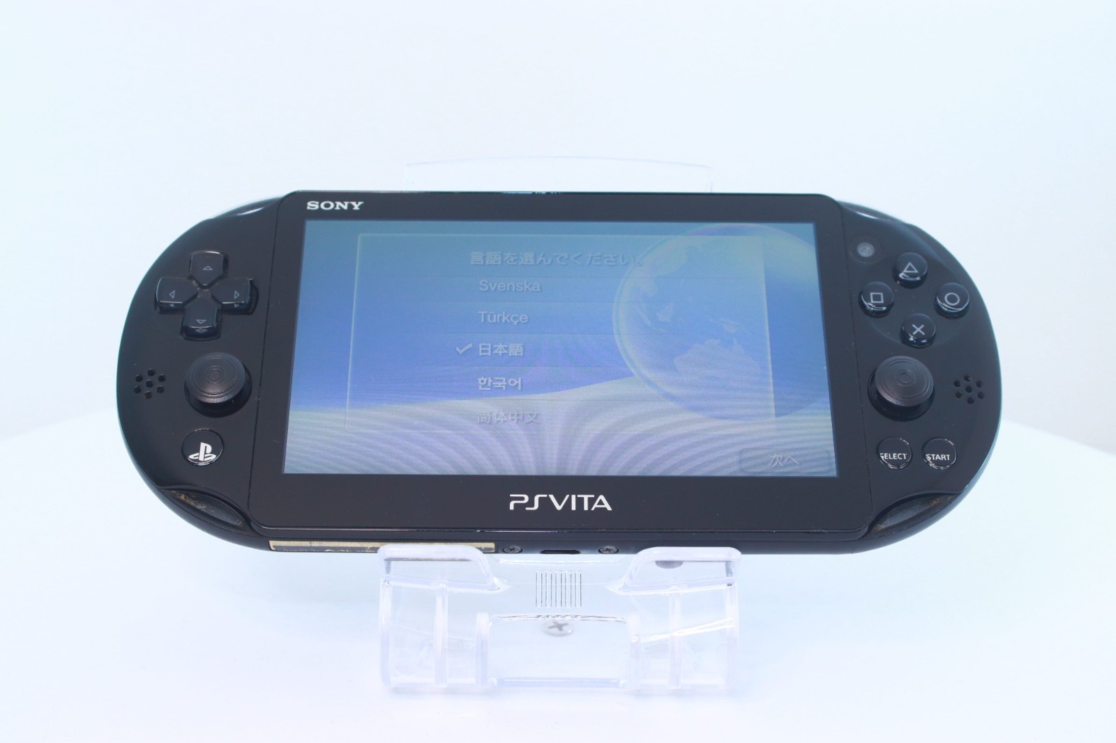 JP Game PS Vita PCH-2000 Black [ Rank：A]