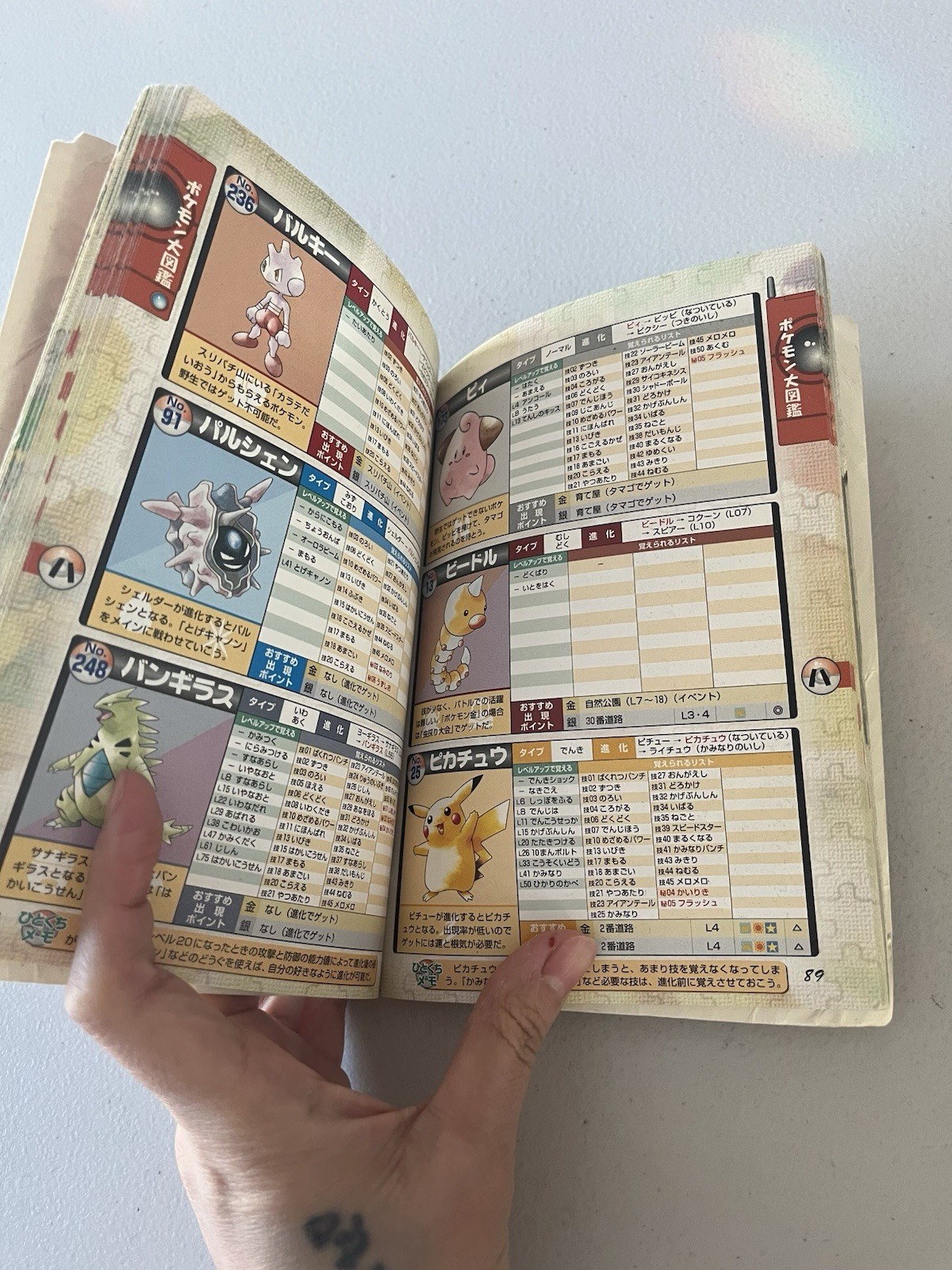 Pokémon Gold & Silver Strongest Pokémon Black And White Book In Japanese