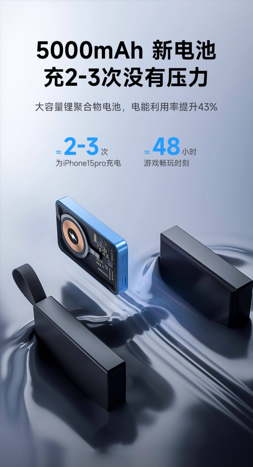 Subor Handheld Gaming Console Portable Power Bank 2.6”IPS 5000mAh