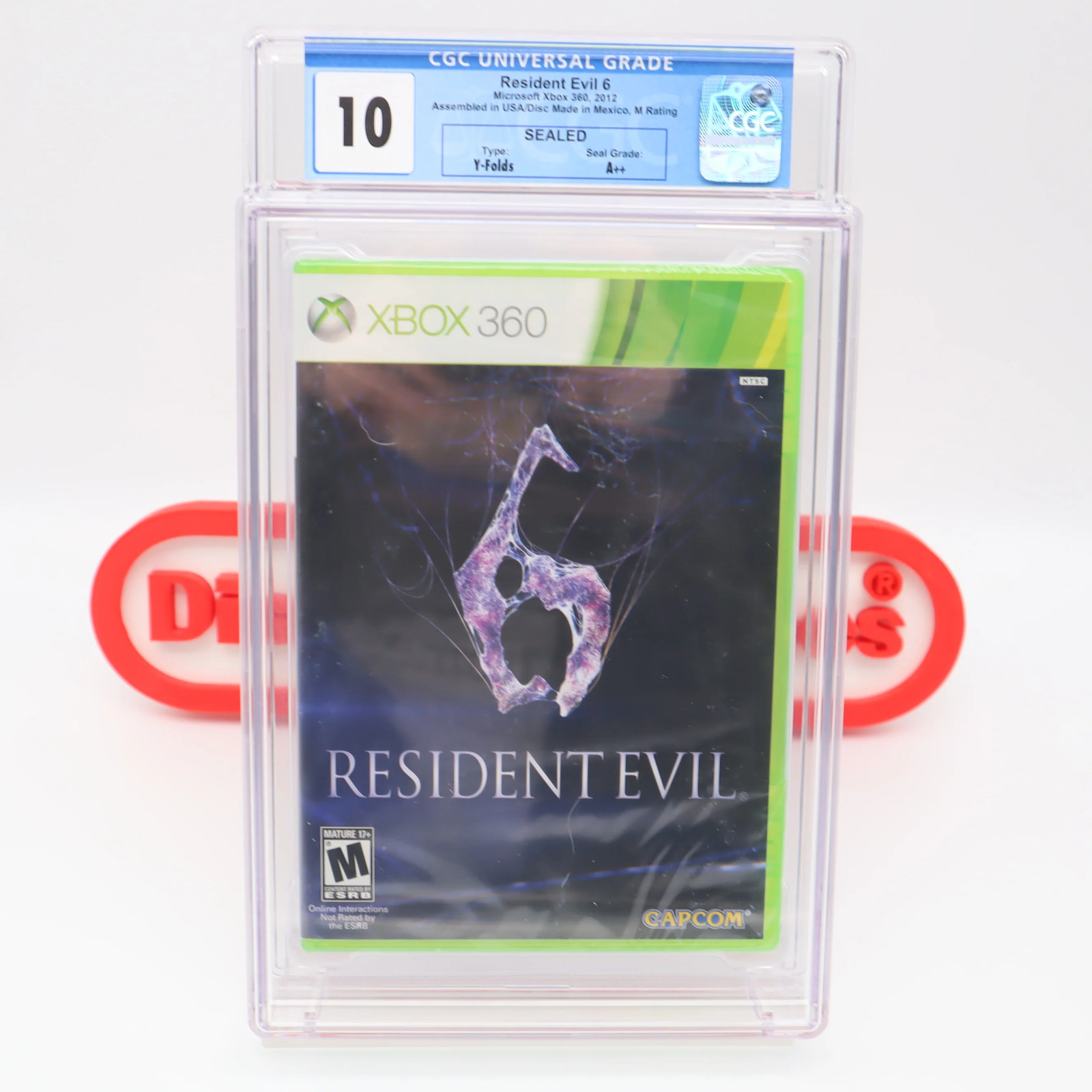 XBox 360 RESIDENT EVIL 6 – PERFECT GRADED CGC 10 A++! NEW & Factory Sealed!