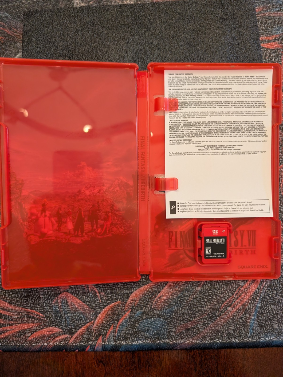 NO CARD- Final Fantasy VII 7 Rebirth Day One Edition Nintendo Switch 2 -NO CARD