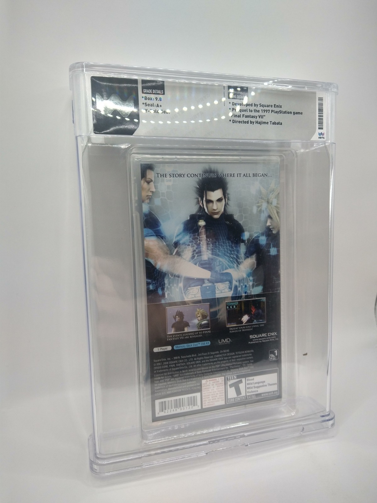 Final Fantasy Crisis Core (Non-Foil) PlayStation (PSP) (WATA 9.8 A+) [Brand New]