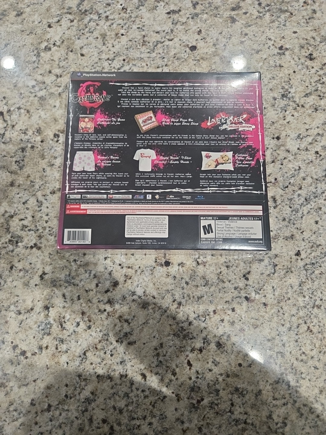 Catherine: “Love Is Over” – Deluxe Edition (PS3) – SEALED, New in Box Limited