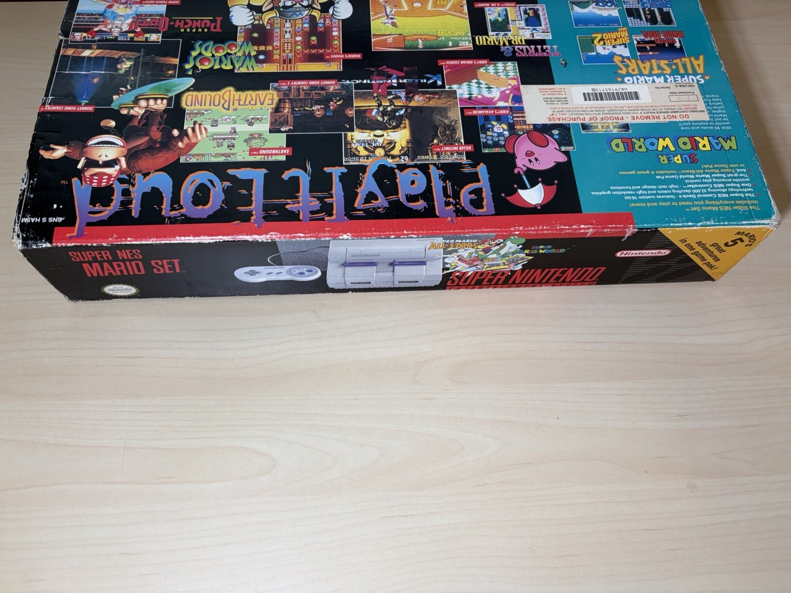 Super Nintendo SNES Console Super Mario All Stars – Complete – Mint Condition