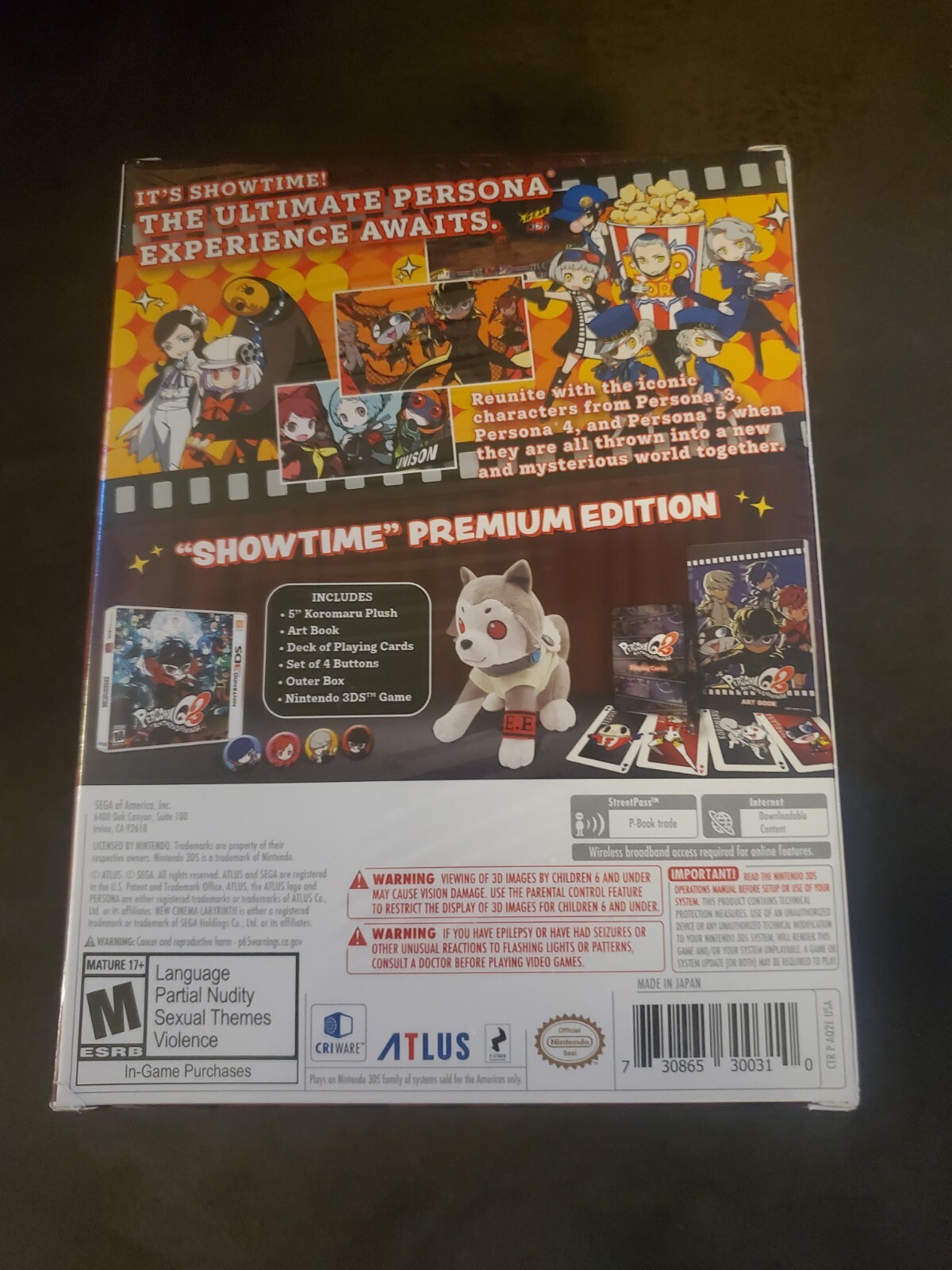 Persona Q2: New Cinema Labyrinth — Premium Edition (Nintendo 3DS, ) NEW SEALED