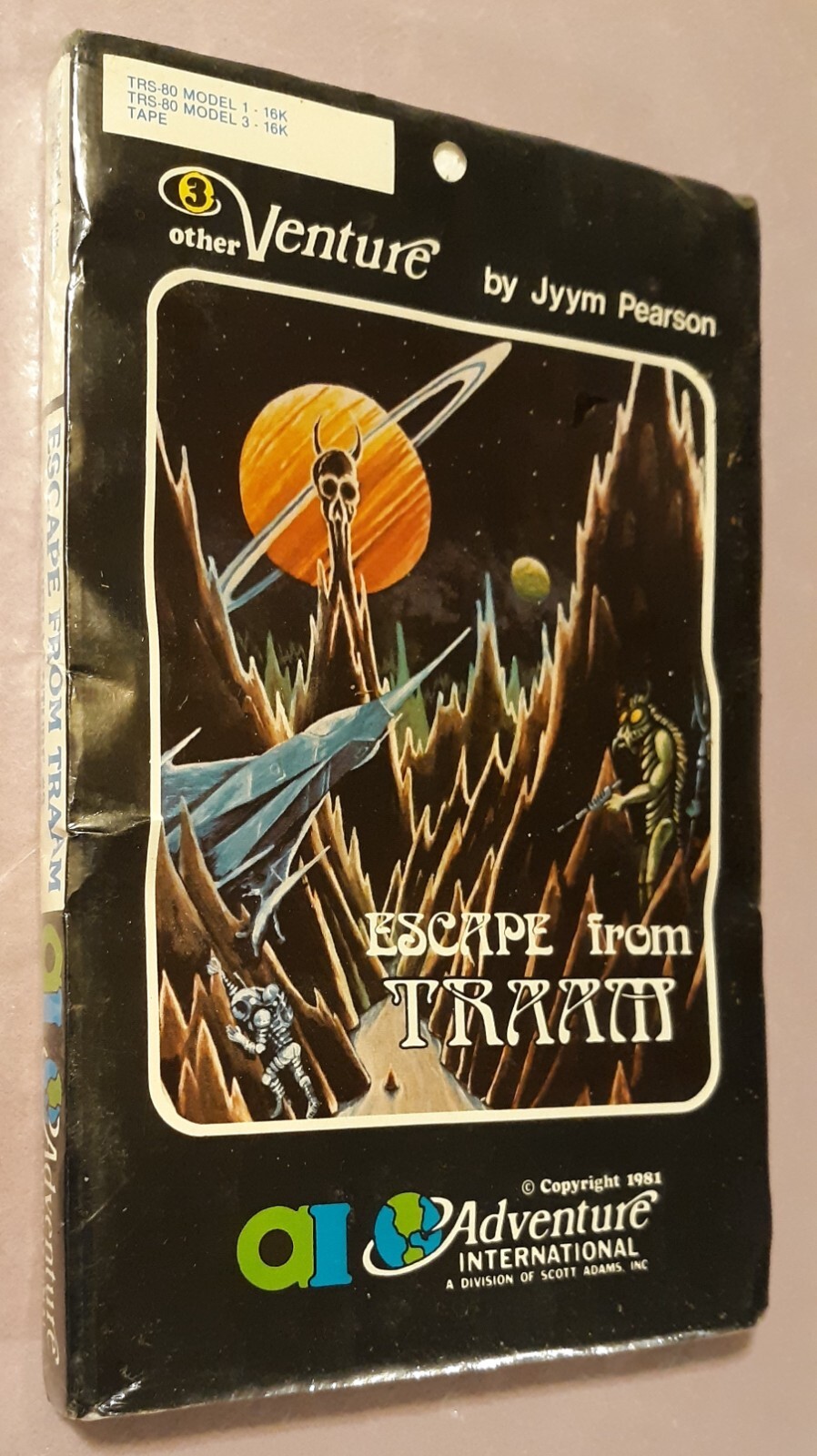 SEALED Other Venture #3 Escape From Traam Adventure International TRS-80 1981
