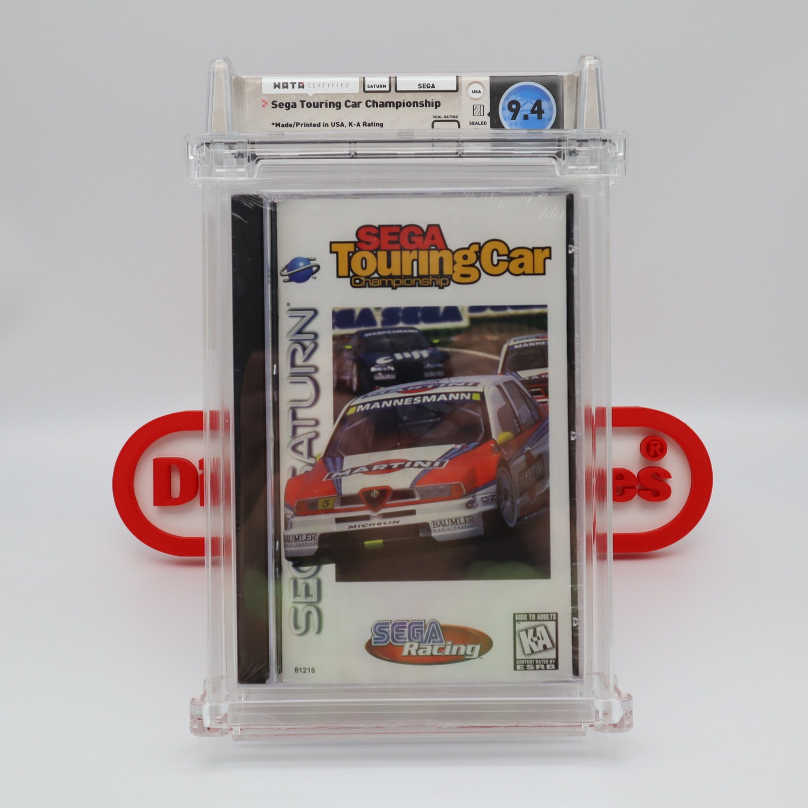 Sega Saturn SEGA TOURING CAR CHAMPIONSHIP – WATA GRADED 9.4 A++! NEW & Sealed!
