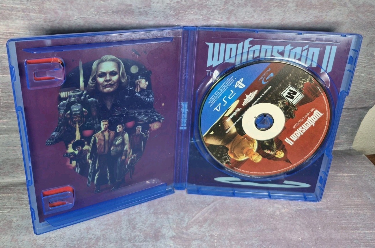 Wolfenstein II: The New Colossus Sony PlayStation 4 PS4 VG Condition No Booklet