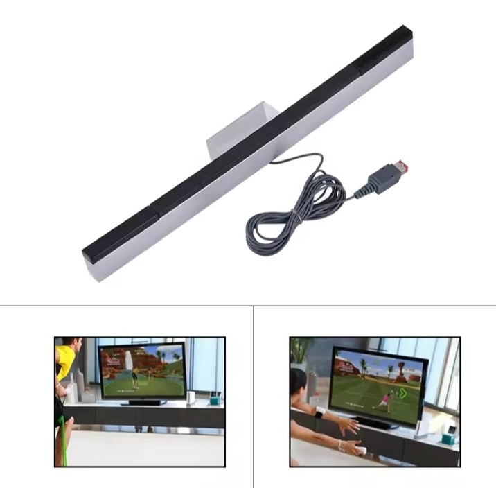 Wired Remote Motion Sensor Bar IR Infrared Ray Inductor For Nintendo Wii/Wii U