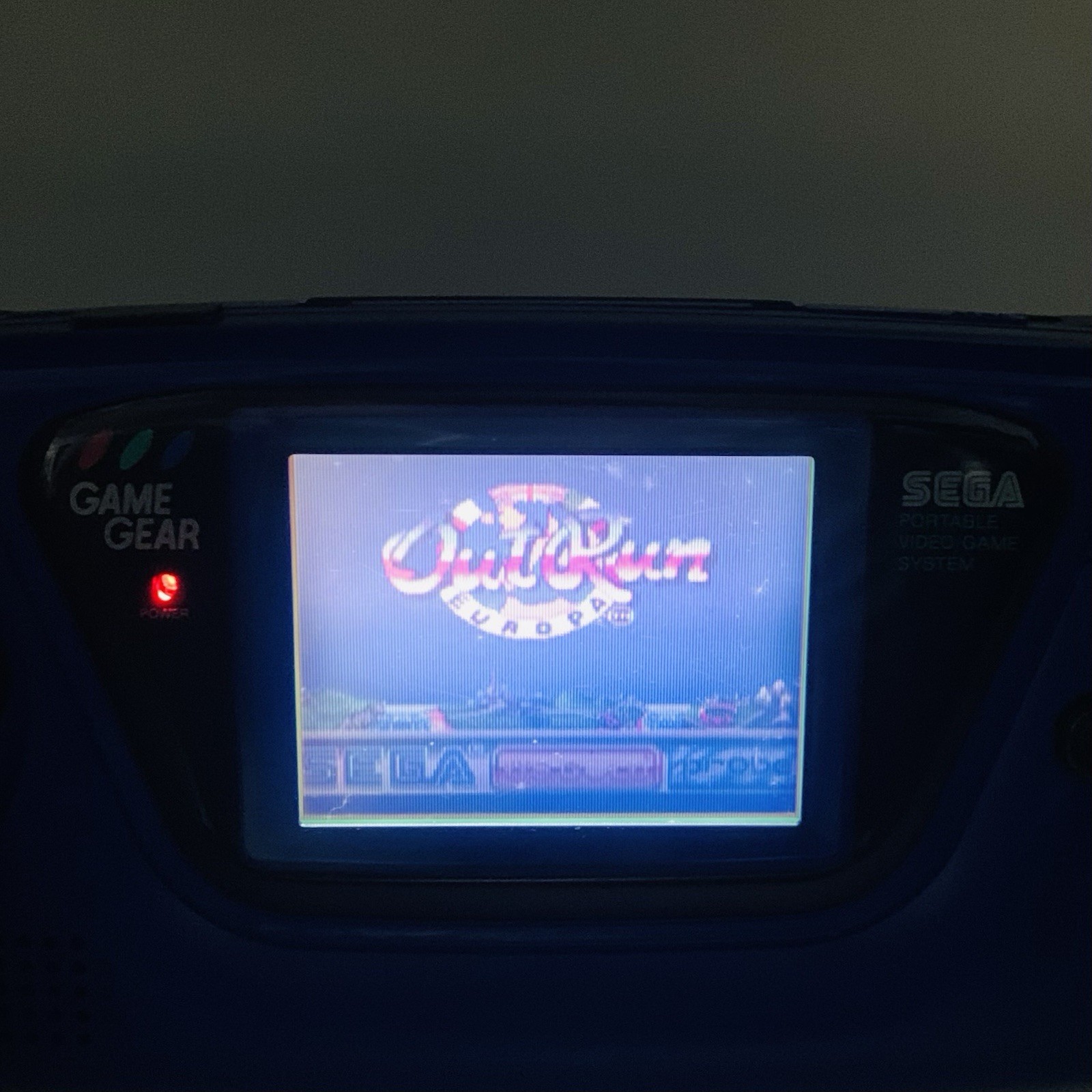 OutRun Europa Sega Game Gear, 1992 – Authentic Cart and Clamshell Case Tested