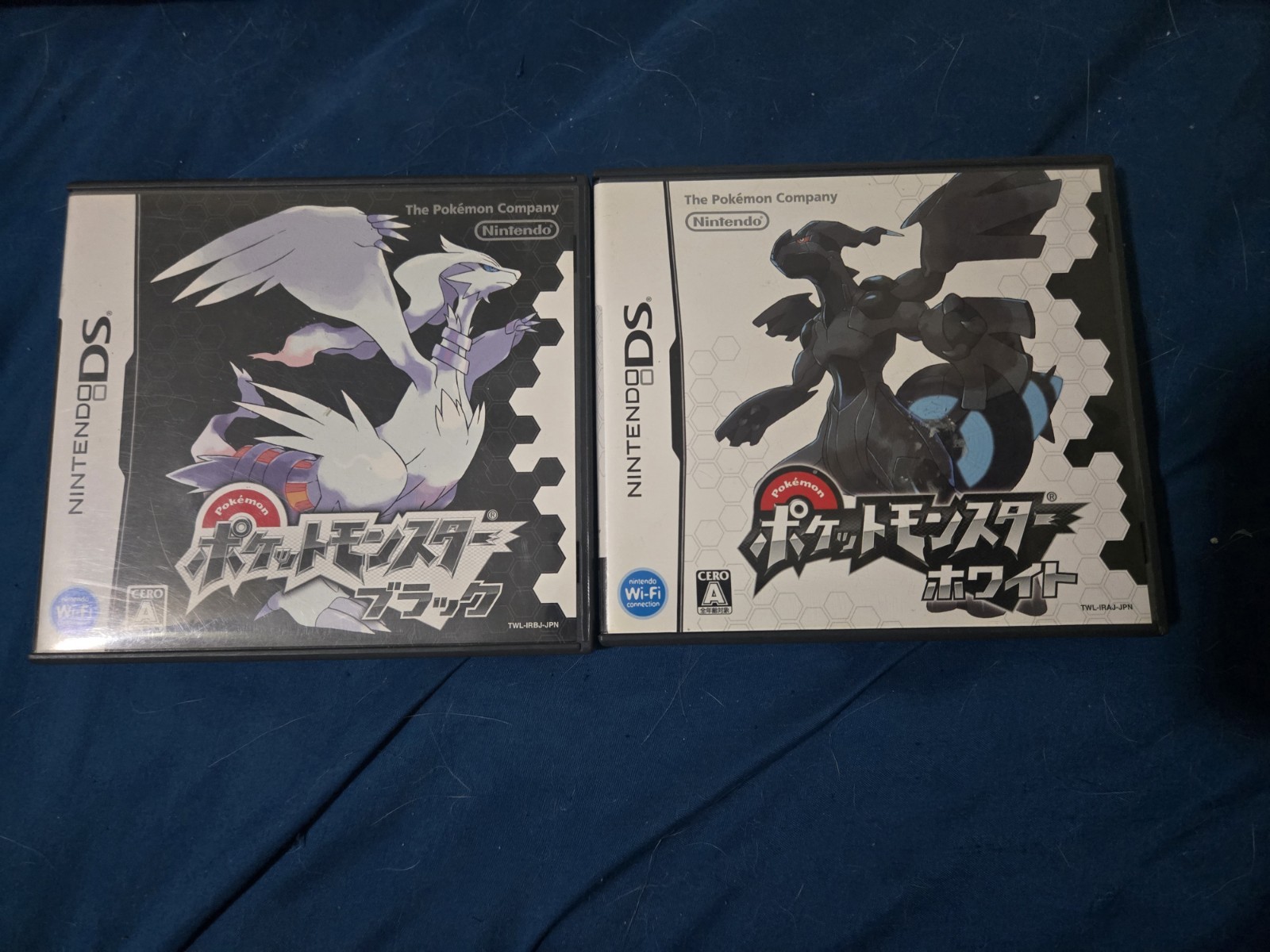 Pokemon Black and White Versions Complete in Box Tested Games (Japanese)