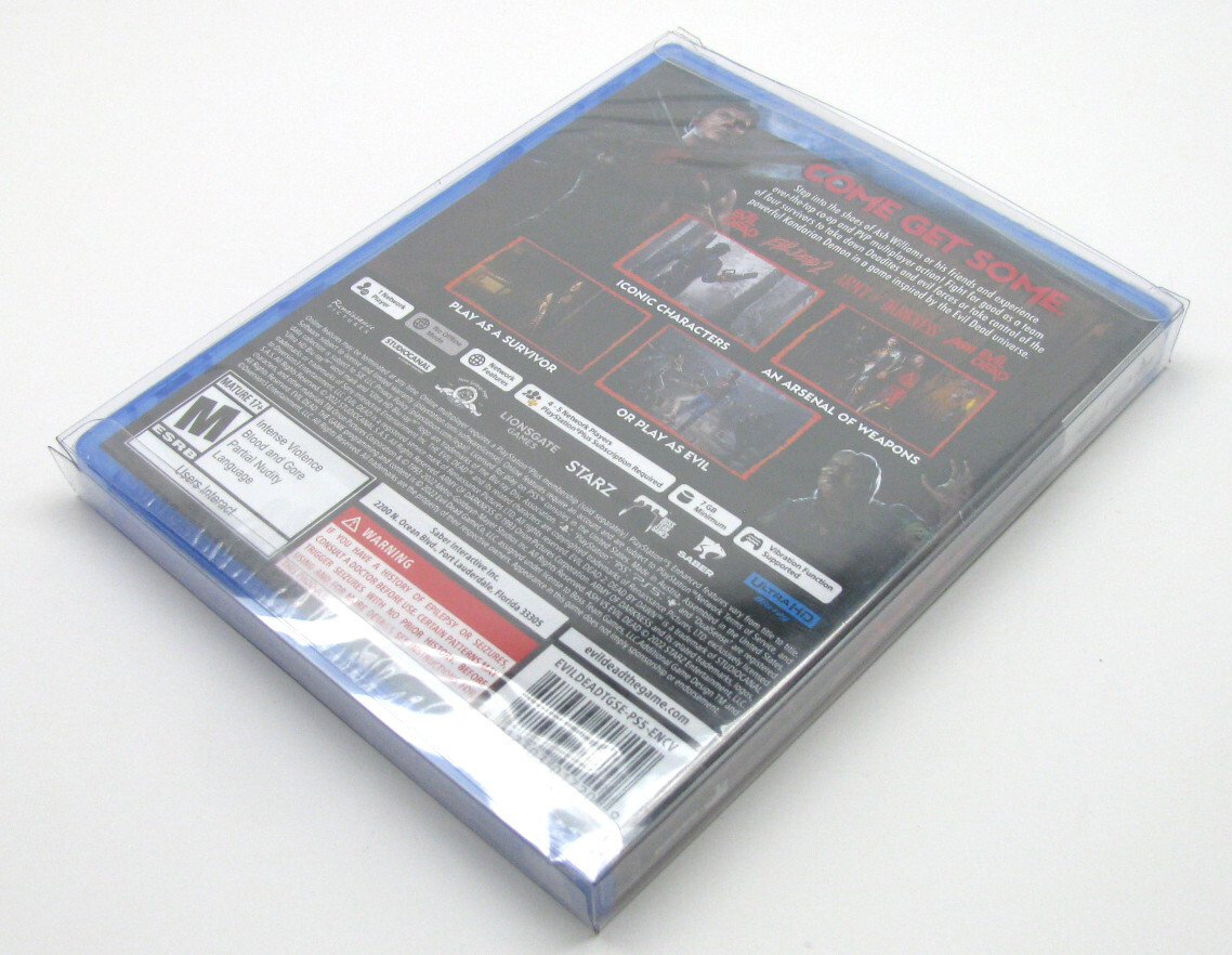 50X SONY PLAYSTATION PS5 CIB GAME – CLEAR PLASTIC PROTECTIVE BOX PROTECTORS CASE