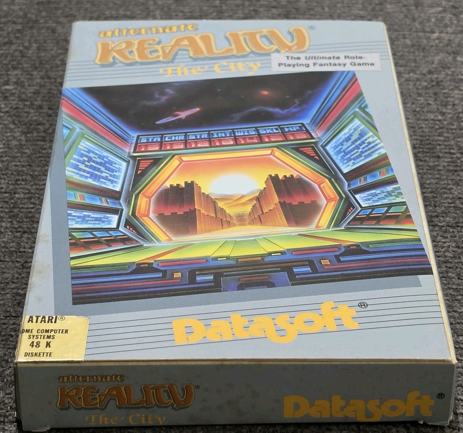 Alternate Reality The City Atari 400 800 1200XL Complete In Box Disk Game TESTED