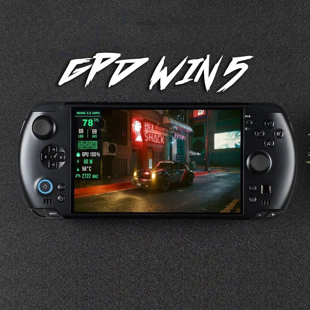 GPD WIN 5 Handheld Gaming PC – Ryzen AI Max+ 395, 32GB RAM+2TB SSD Open box