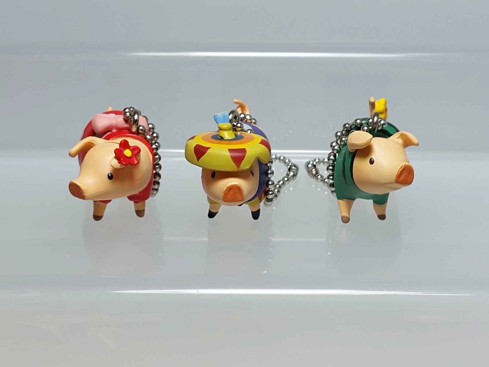 Monster Hunter Capcom Figure Builder Poogie Costume Keychain Set 2011 0.8-0.9in