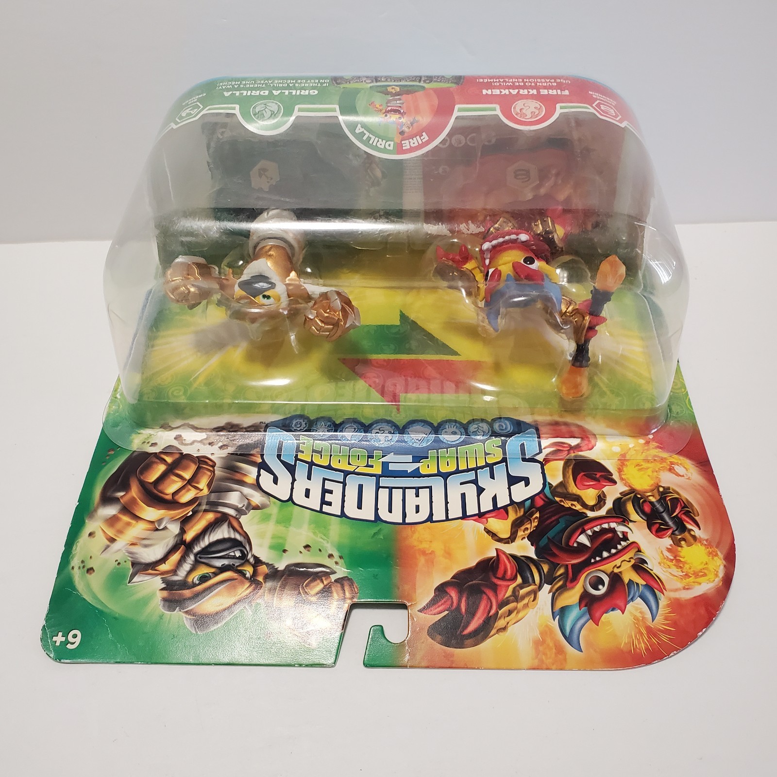 Skylanders Swap Force – Fire Kraken & Grilla Drilla Complete In Box READ DESCRIP
