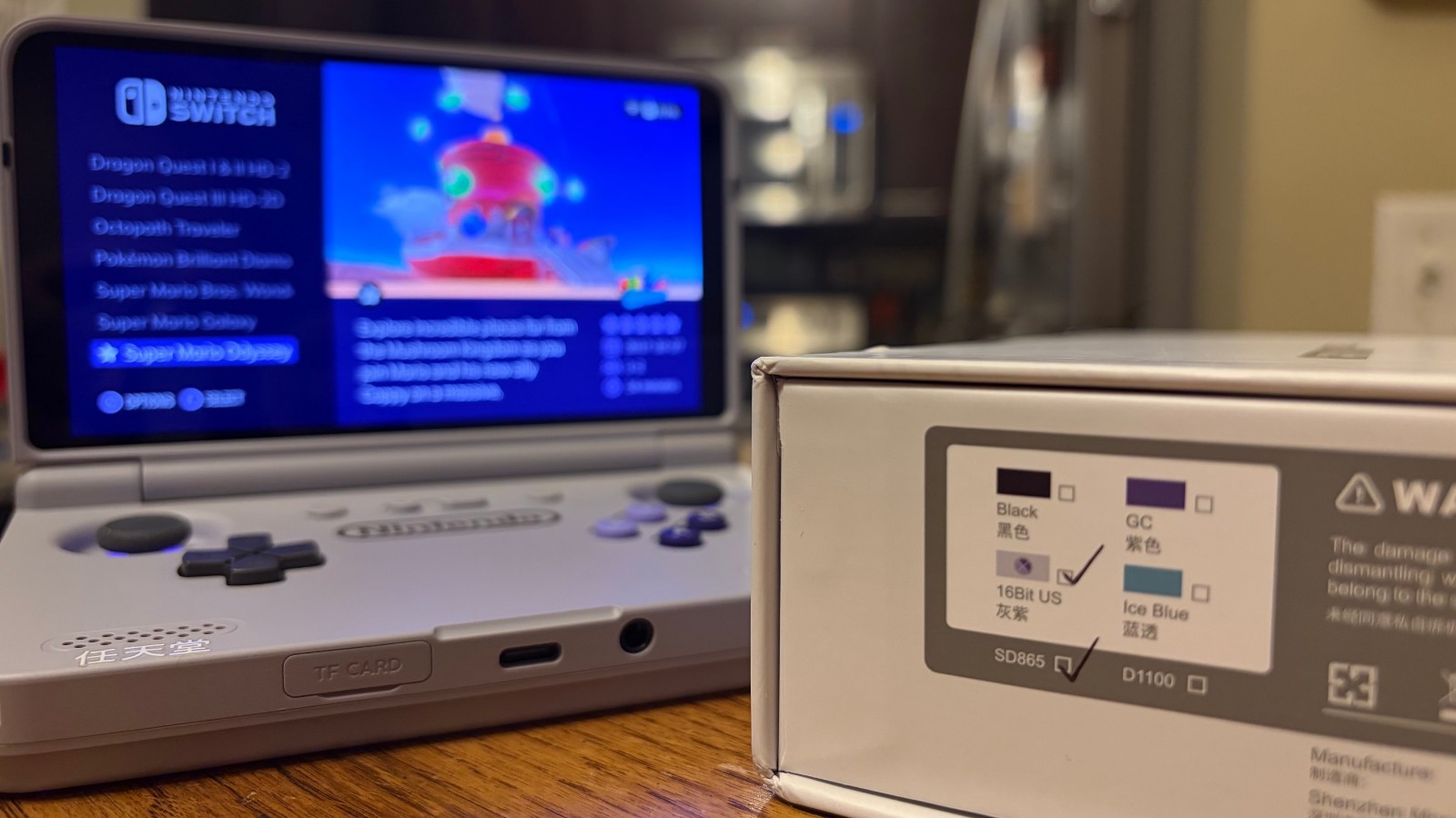 Customized Retroid Pocket Flip 2 SD865 128GB 16Bit US