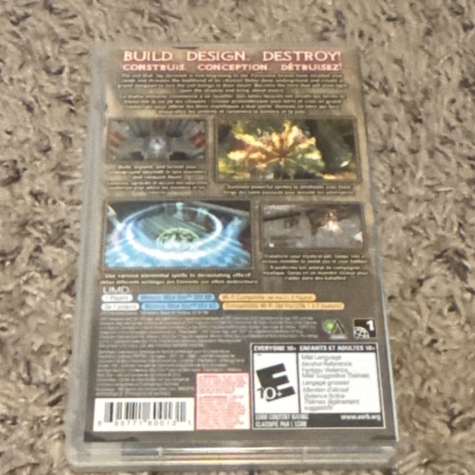 UFO Interactive Dungeon Maker II: The Hidden War Sony PSP E10+ Video Game