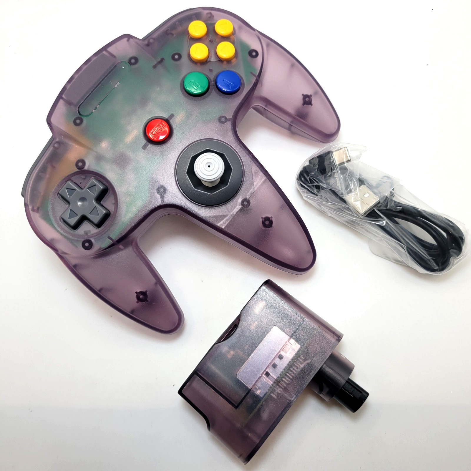 Nintendo 64 Wireless Controller 2.4 Ghz for N64 – TeknoGame® – Atomic Purple