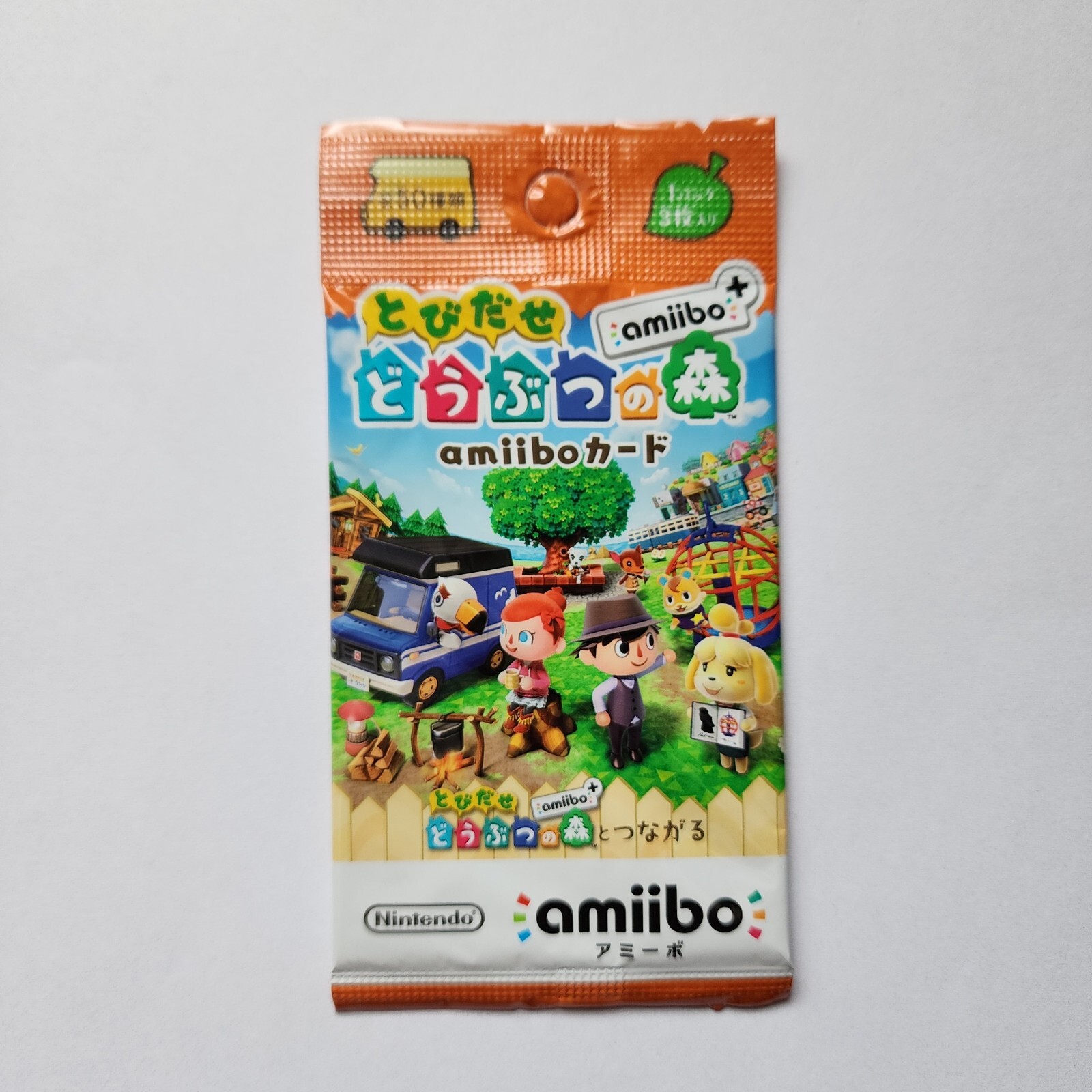 1 PACK Nintendo amiibo+ Card Animal Crossing JAPAN Switch New Horizons 3DS Leaf