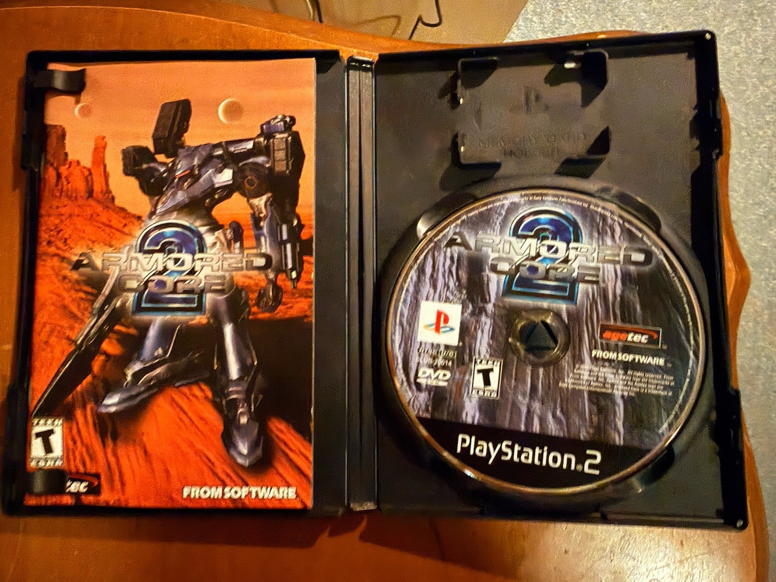 Agetec Armored Core 2 Manual Included Multiplayer T PS2 NTSC-U/C