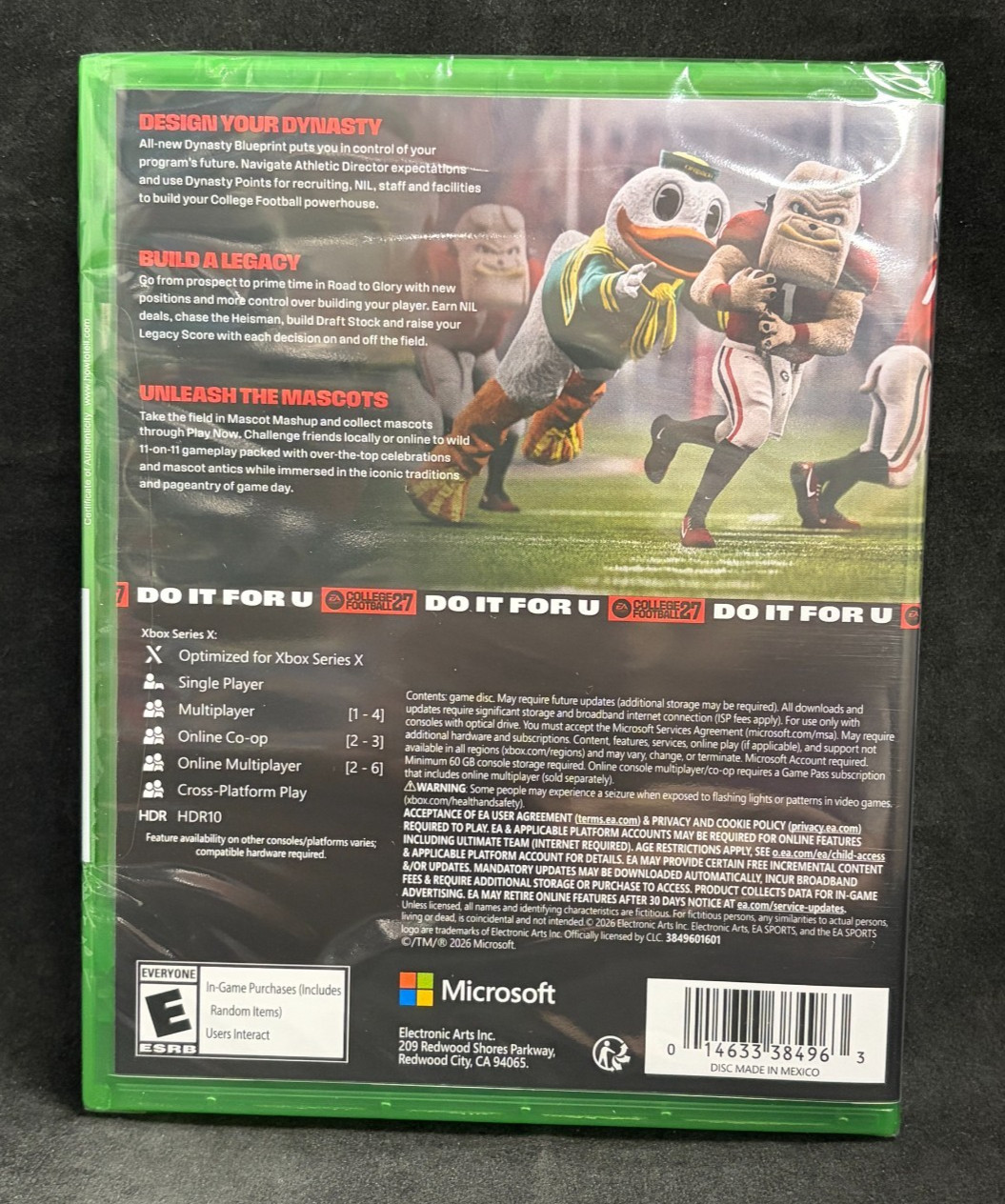 EA Sports College Football 27 (Xbox Series X) BRAND NEW