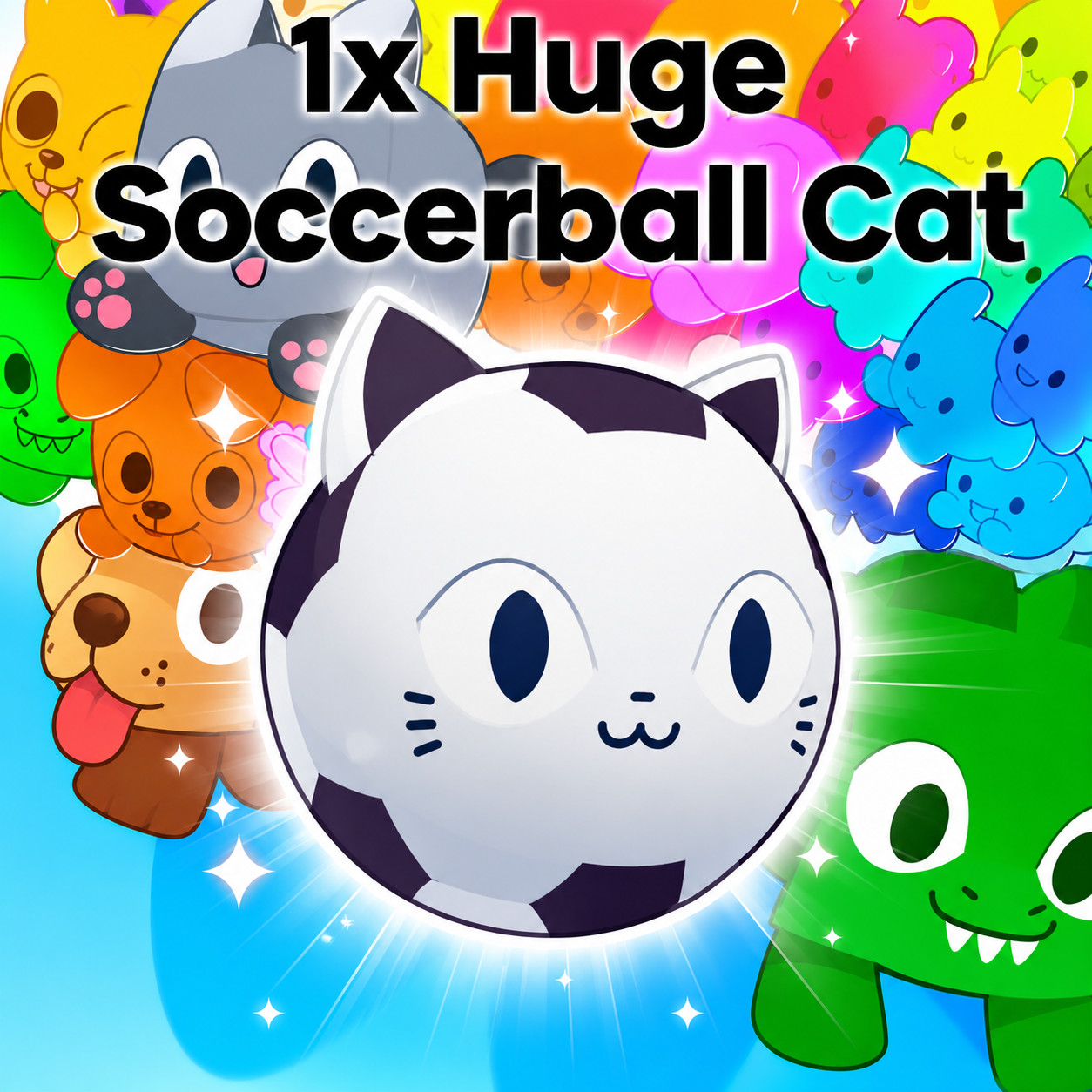 🔥💎Huge Soccerball Cat💎🔥PET SIMULATOR 99 – CHEAPEST!⚡💸