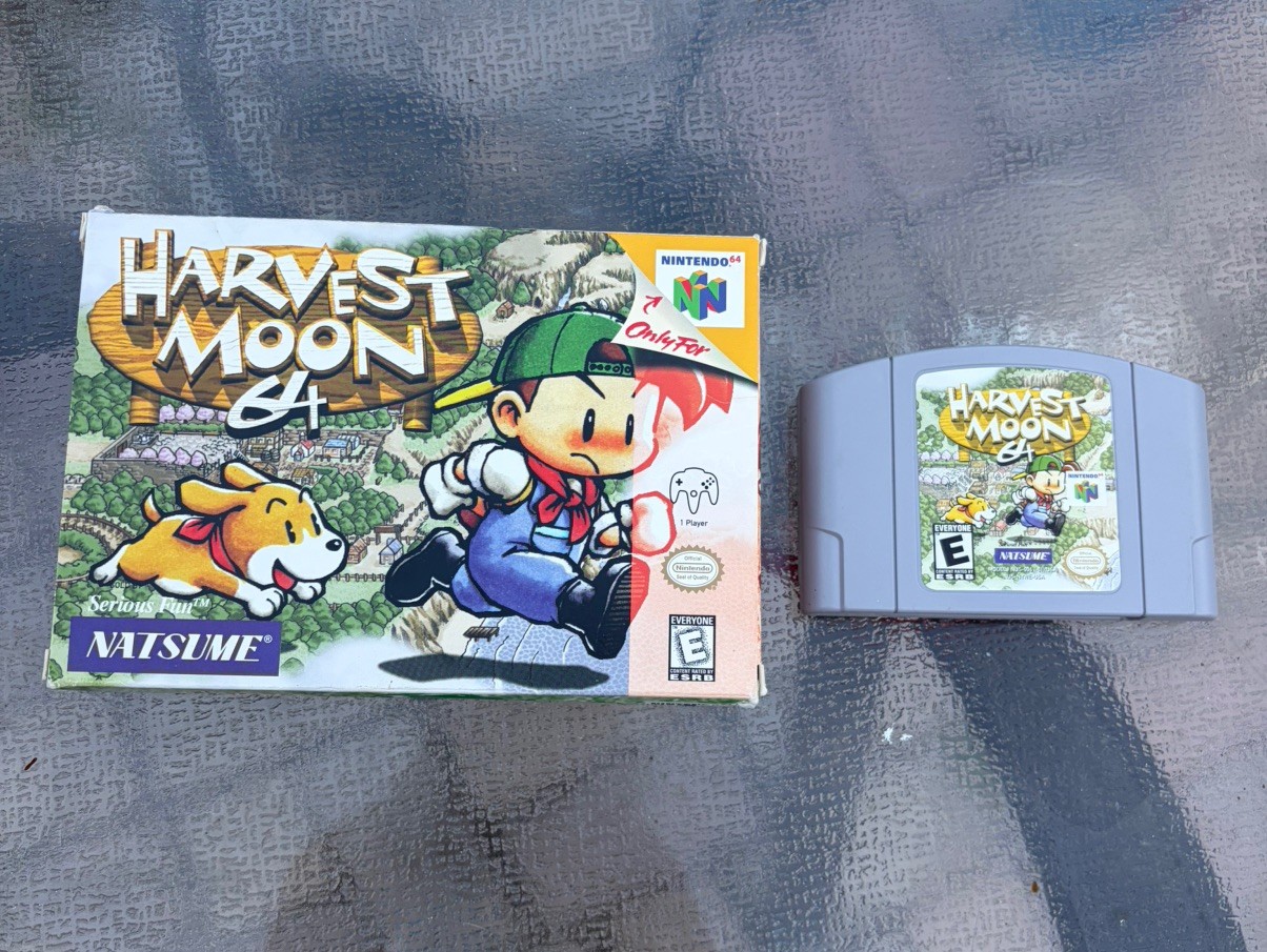 Harvest Moon (Nintendo 64 N64) Complete in Box CIB Authentic