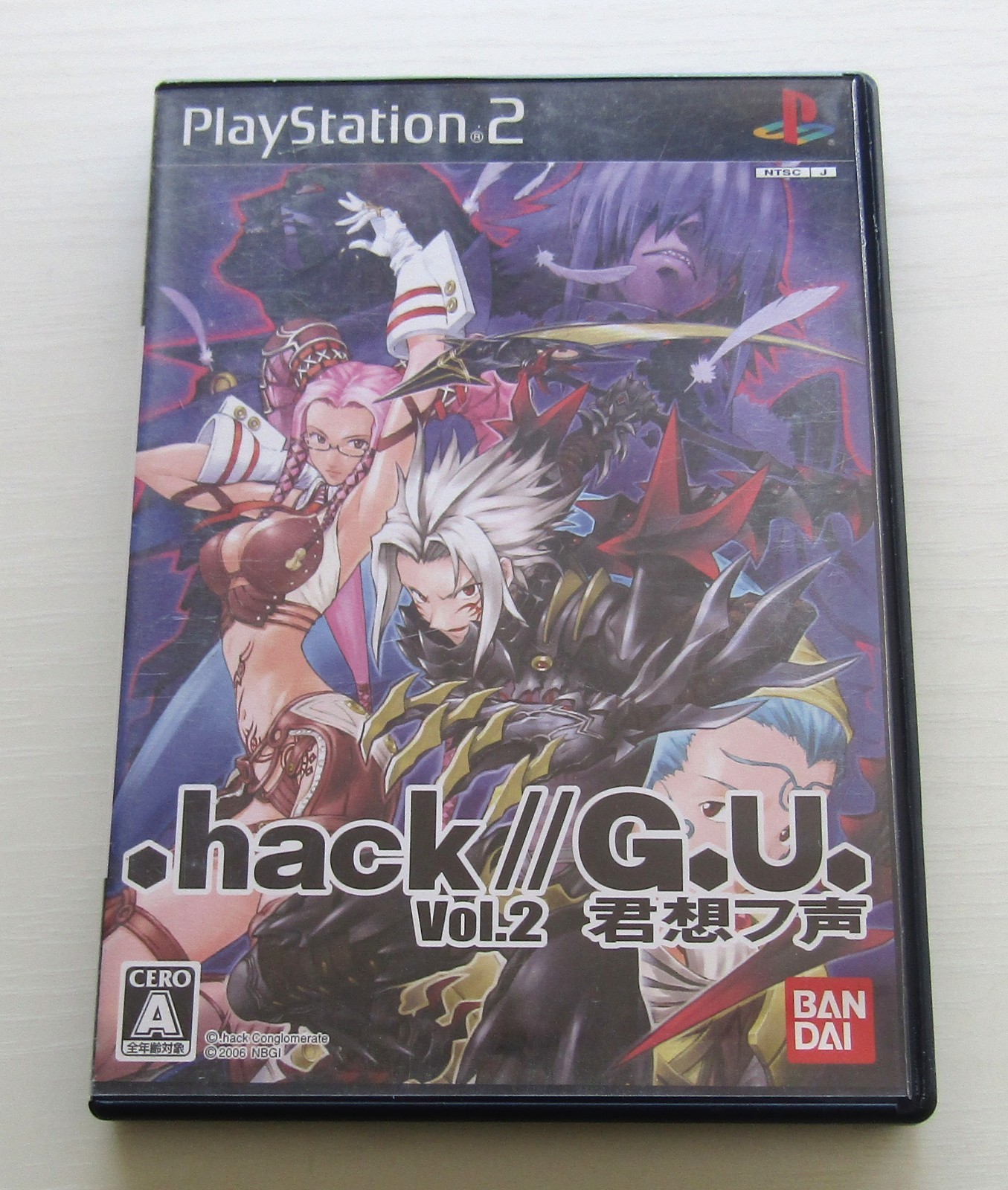 PS2 .hack 1 2 3 4 G.U. 1 2 3 Fragment Set of 8 Sony PlayStation 2 Japan