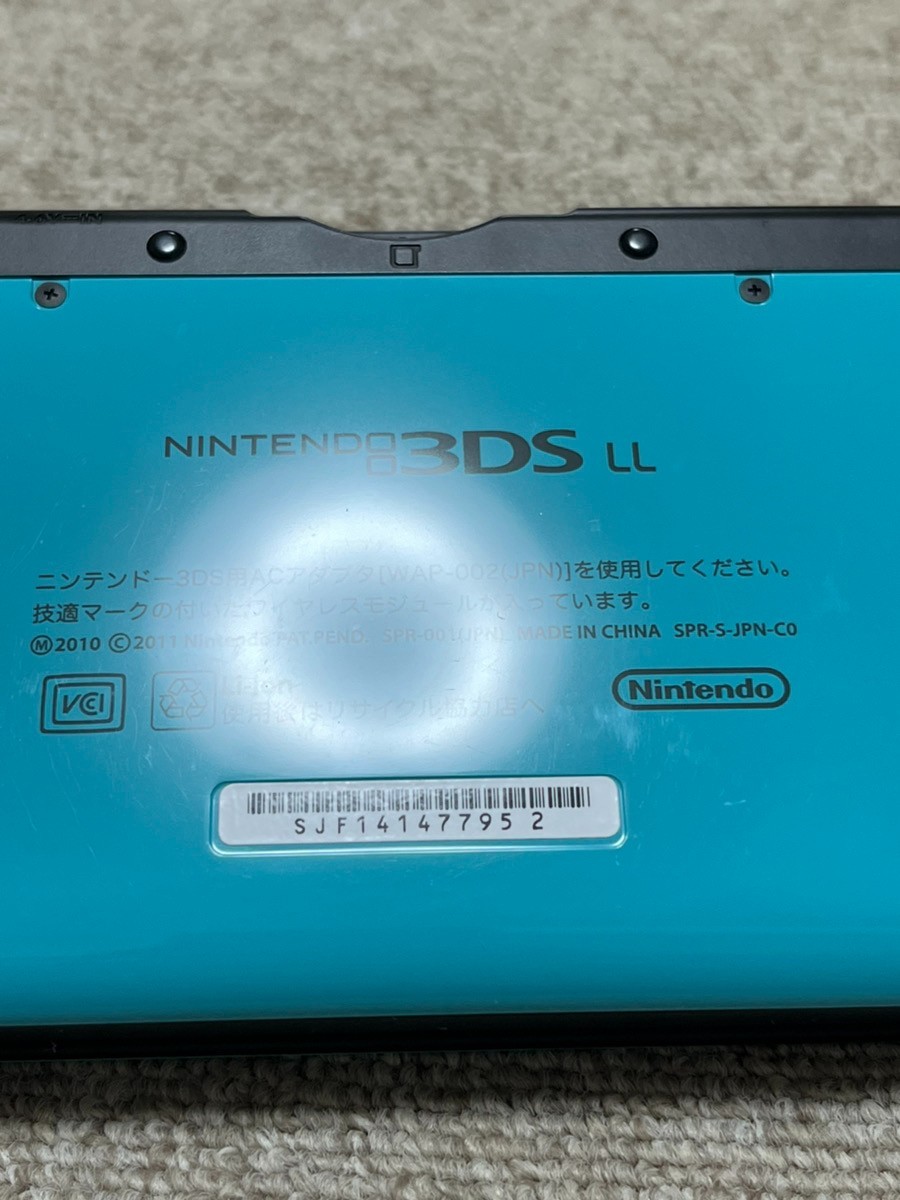 3DS LL XL blue black Japan Nintendo Console Japanese B120